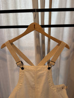 Chimala Herringbone Deck Overall Pant in Off White