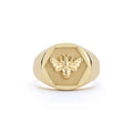 Kate Collins Queen Bee Abundance Signet Ring Size 3