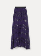 "nuages d'argent" chiffon silk long skirt