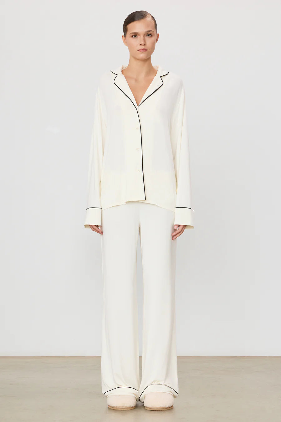 Eterne Pajama Set Ivory