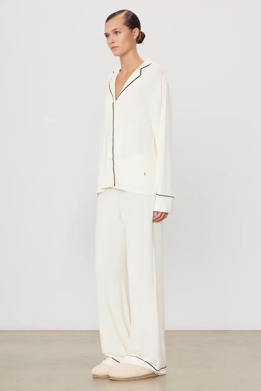 Eterne Pajama Set Ivory