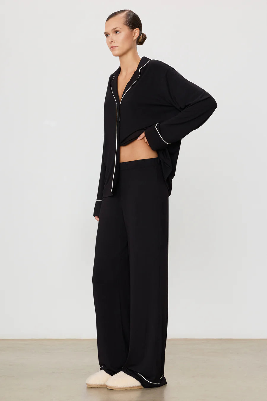 Eterne Pajama Set Black