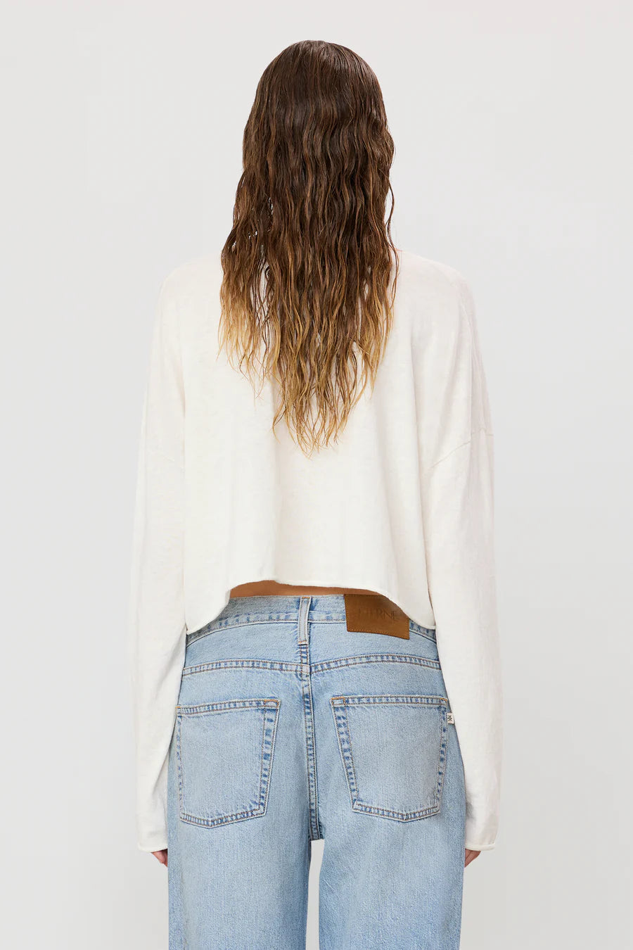 Eterne Cropped Boatneck Top