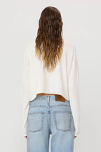 Eterne Cropped Boatneck Top