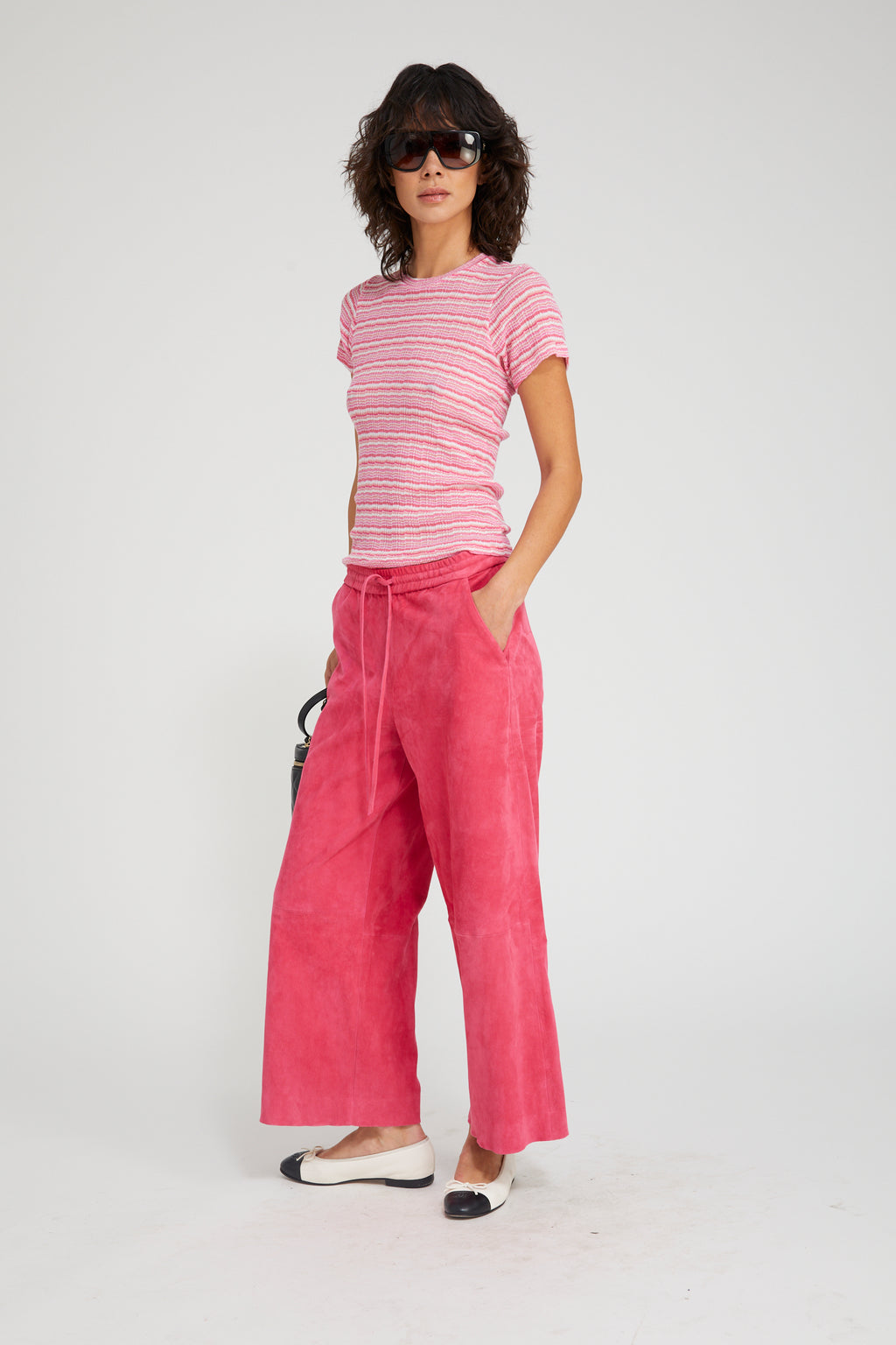 CROPPED BAGGY PANTS