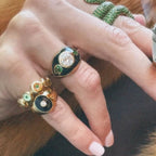 Moma's Eye Luna Nera Pinky Ring