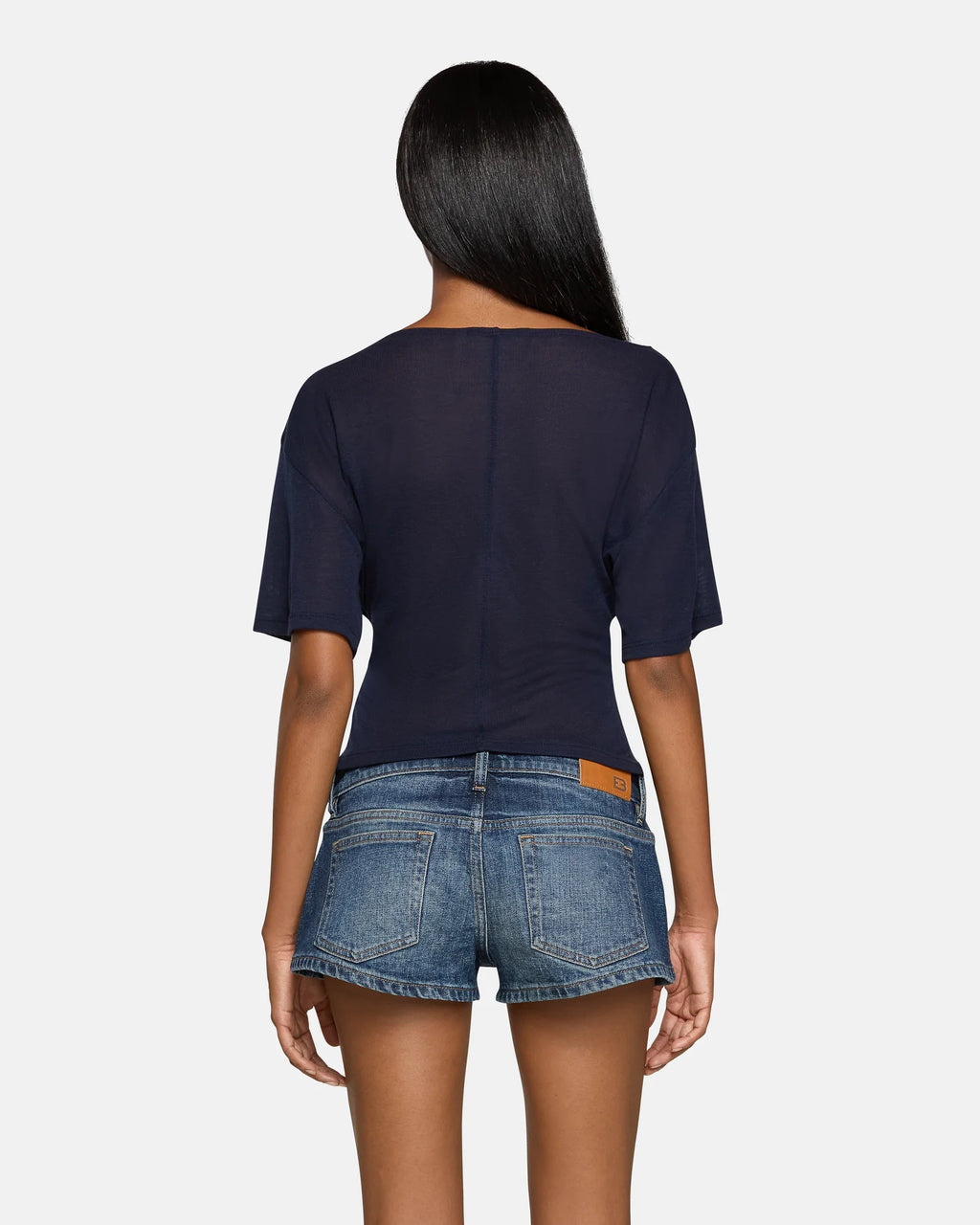 EB Denim Madeo Cowl Neck Tee