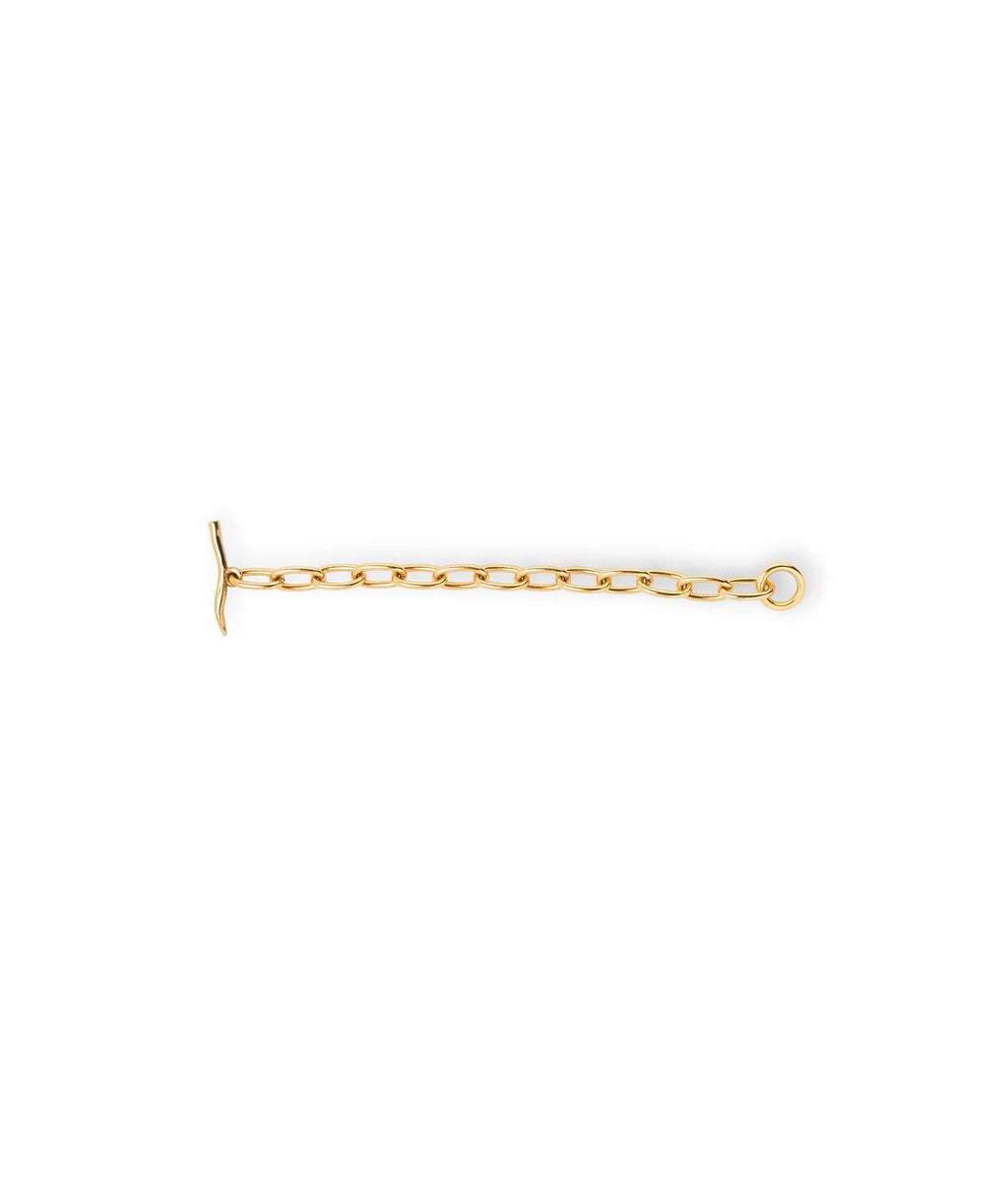 LIZZIE FORTUNATO 4.25" GOLD TOGGLE EXTENDER