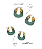 LIZZIE FORTUNATO MINI ORGANIC HOOPS