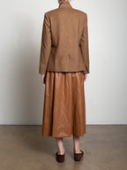 Claudia Skirt In Faux Leather