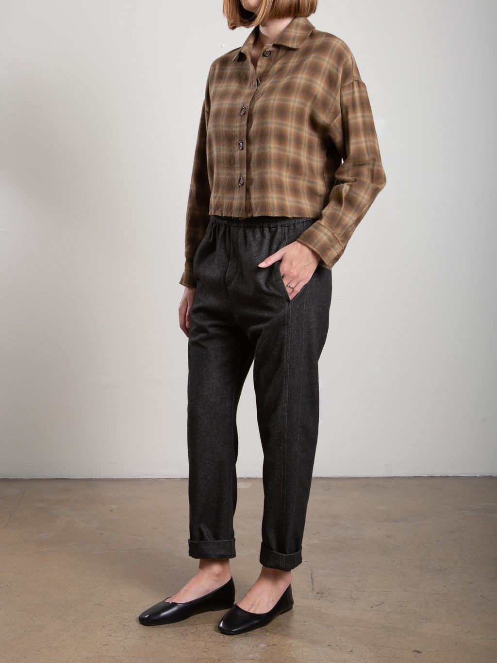 Andy Pant In Cambridge Flannel