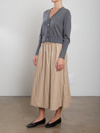 Claudia Skirt In Faux Leather
