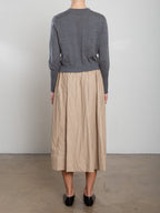 Claudia Skirt In Faux Leather