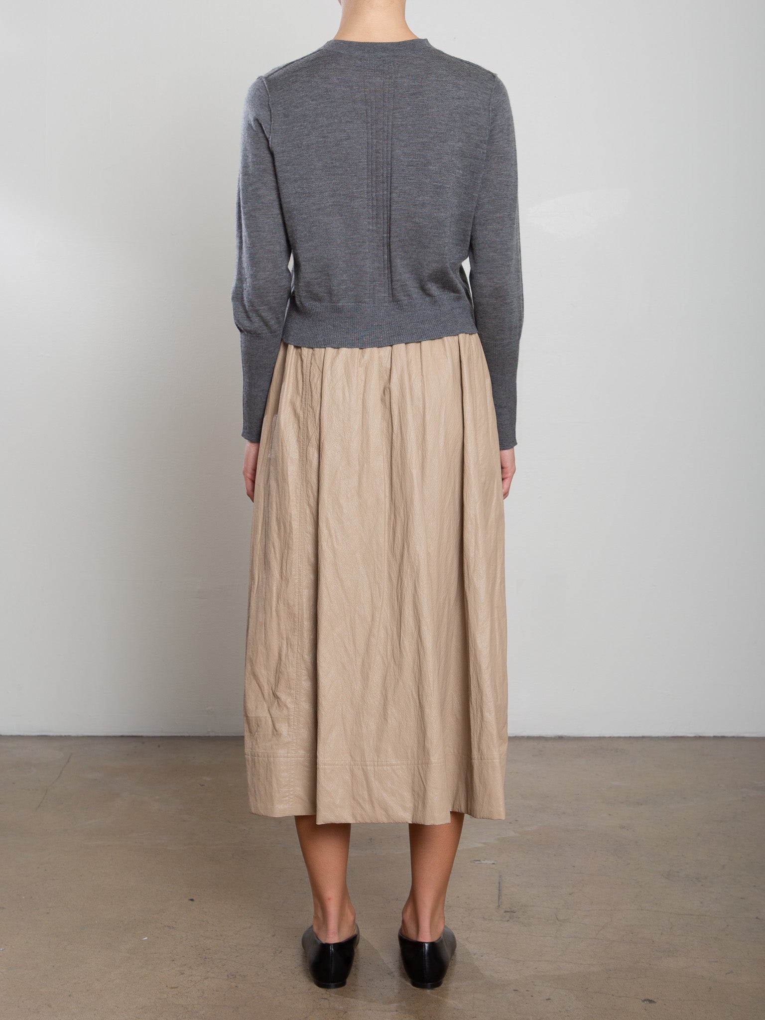 Claudia Skirt In Faux Leather