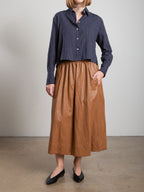 Claudia Skirt In Faux Leather