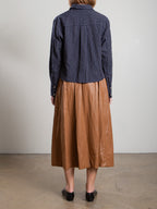 Claudia Skirt In Faux Leather