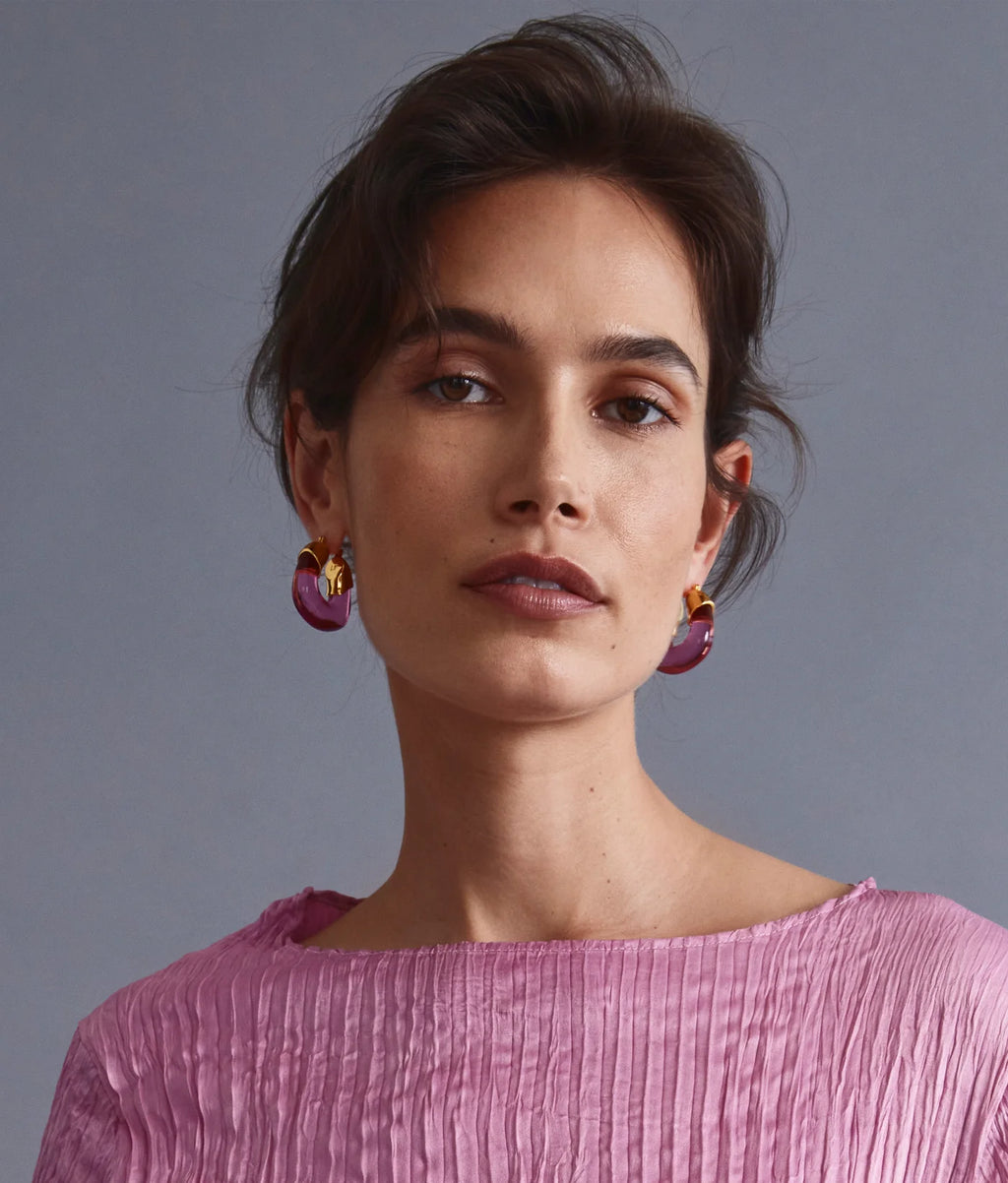 LIZZIE FORTUNATO ORGANIC HOOPS