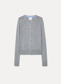 wool cashmere gauze small cardigan
