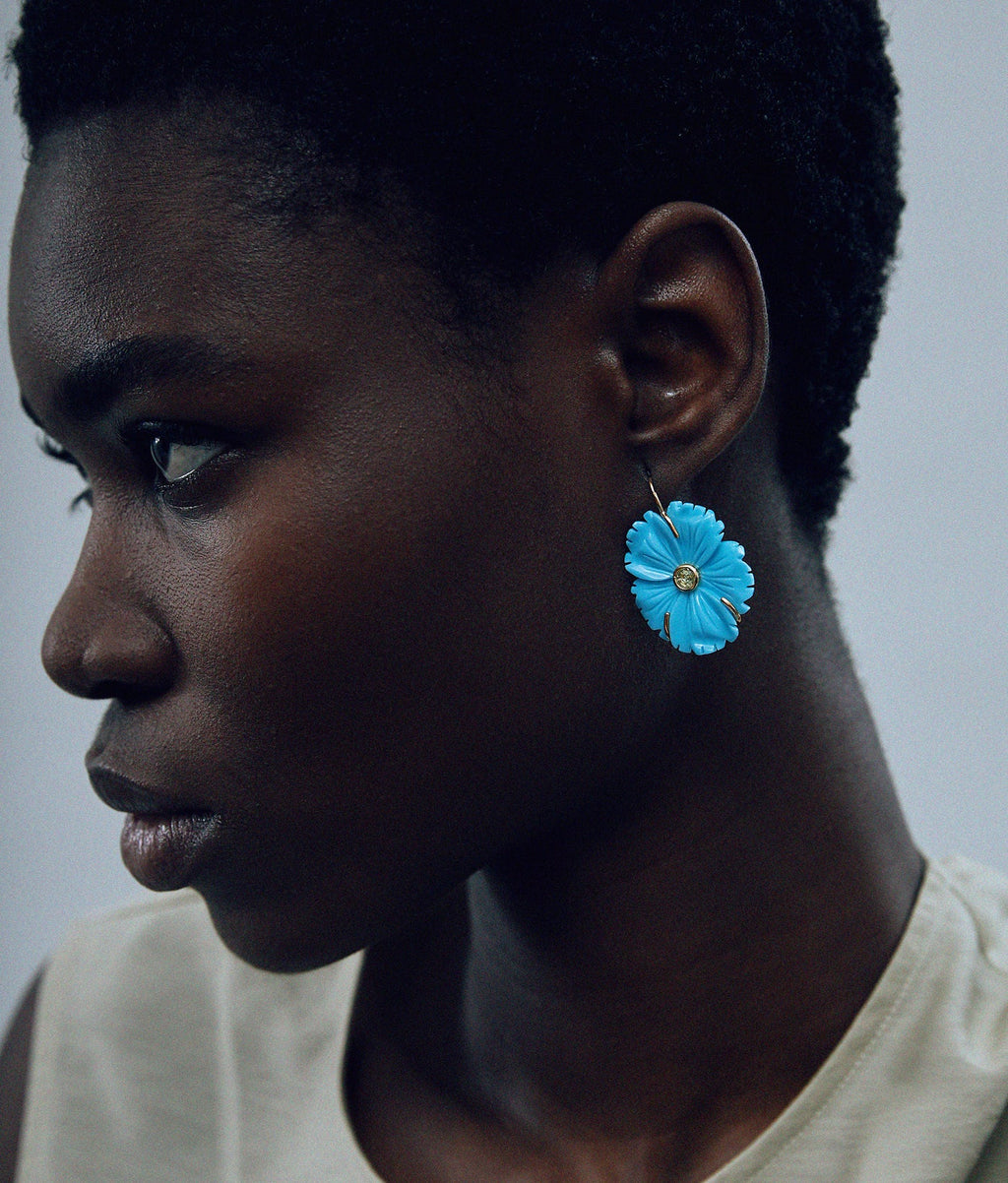 LIZZIE FORTUNATO NEW BLOOM EARRINGS