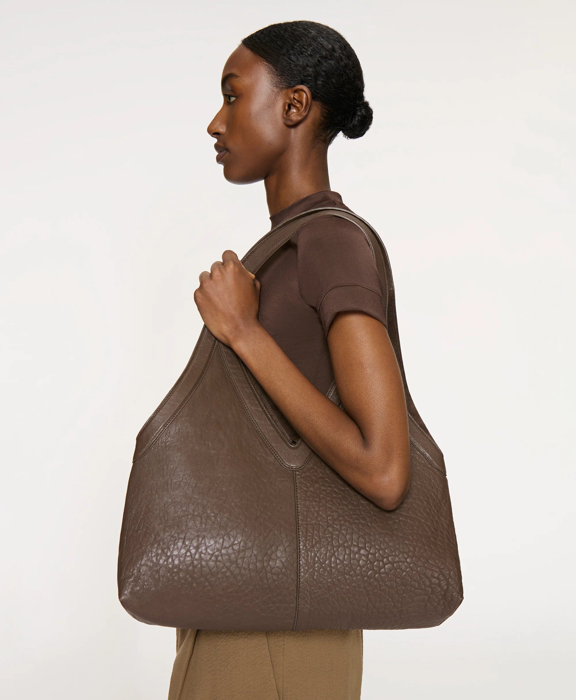 Mansur Gavriel Soft M Tote Ebony