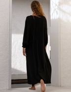 Luciee Blanche Maxi Dress in Black