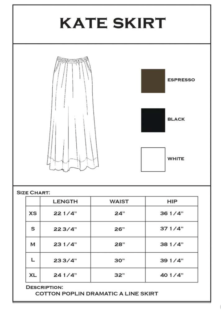 Asher Kate Poplin Skirt
