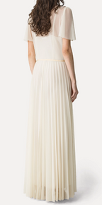 forte_forte Tulle Plisse Dress with Slip