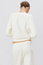 Eterne Shrunken Raglan Sweatshirt Lightweight French Terry