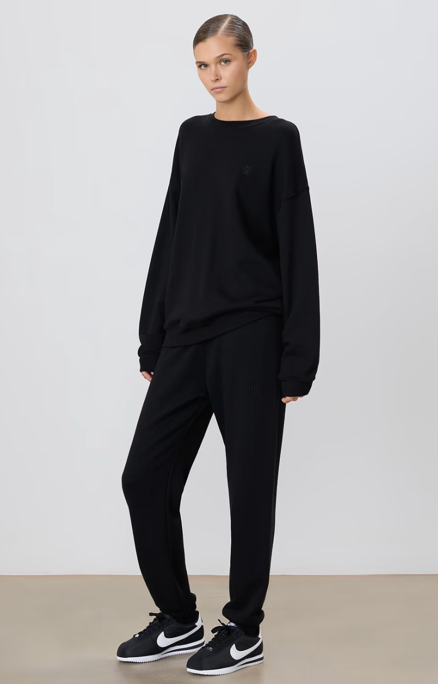 Eterne Overzied Crewneck Sweatshirt