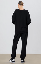 Eterne Overzied Crewneck Sweatshirt