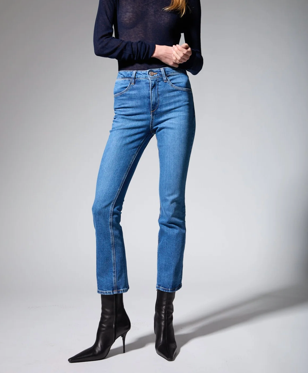 SPRWMN Ankle Flare Denim Pant