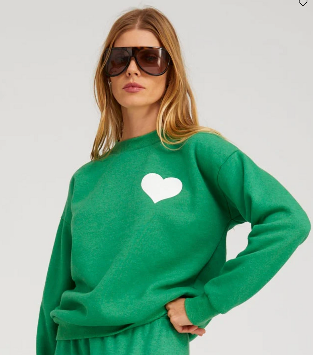 SPRWMN Heart Crewneck Sweatshirt