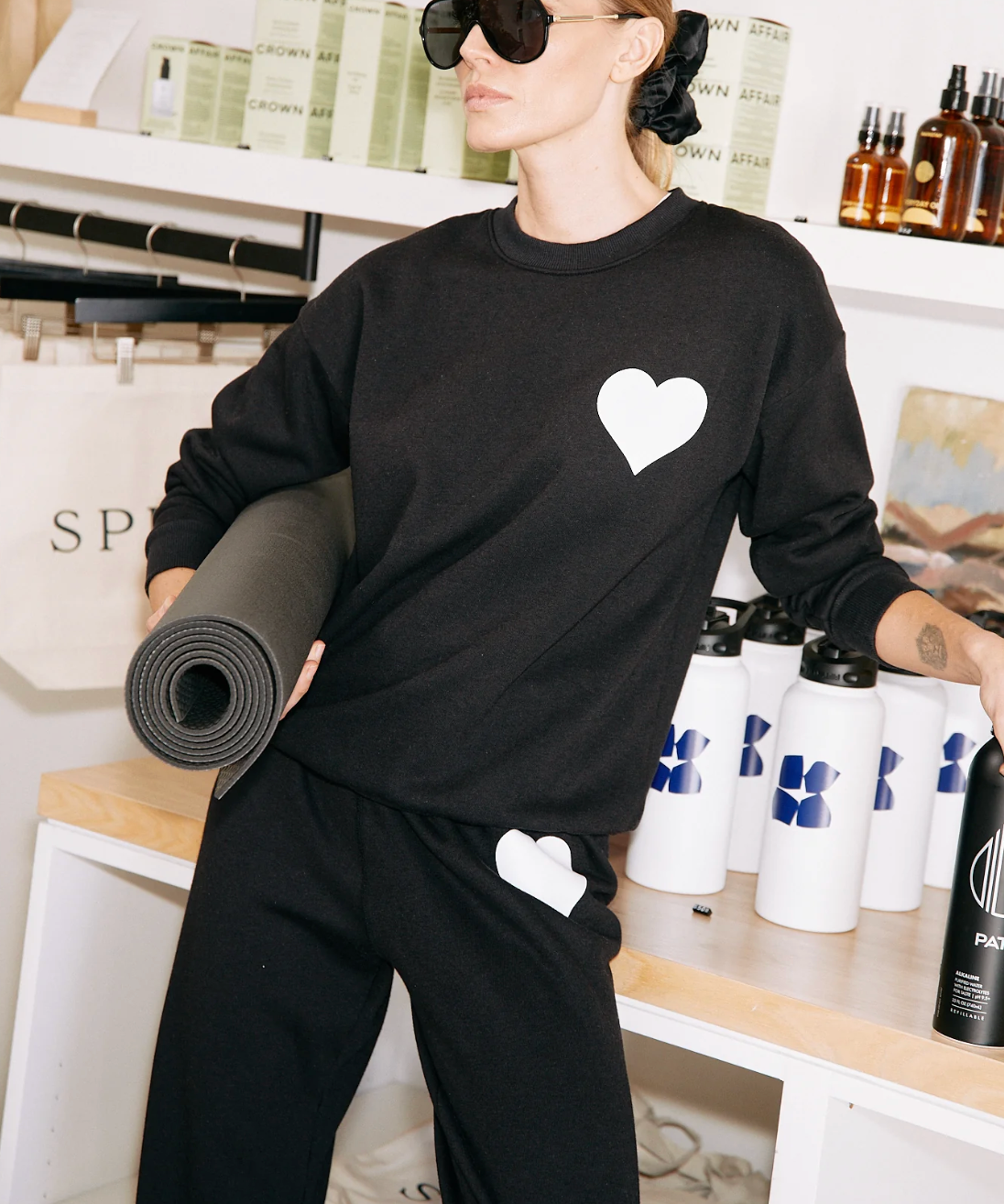 SPRWMN Heart Crewneck Sweatshirt