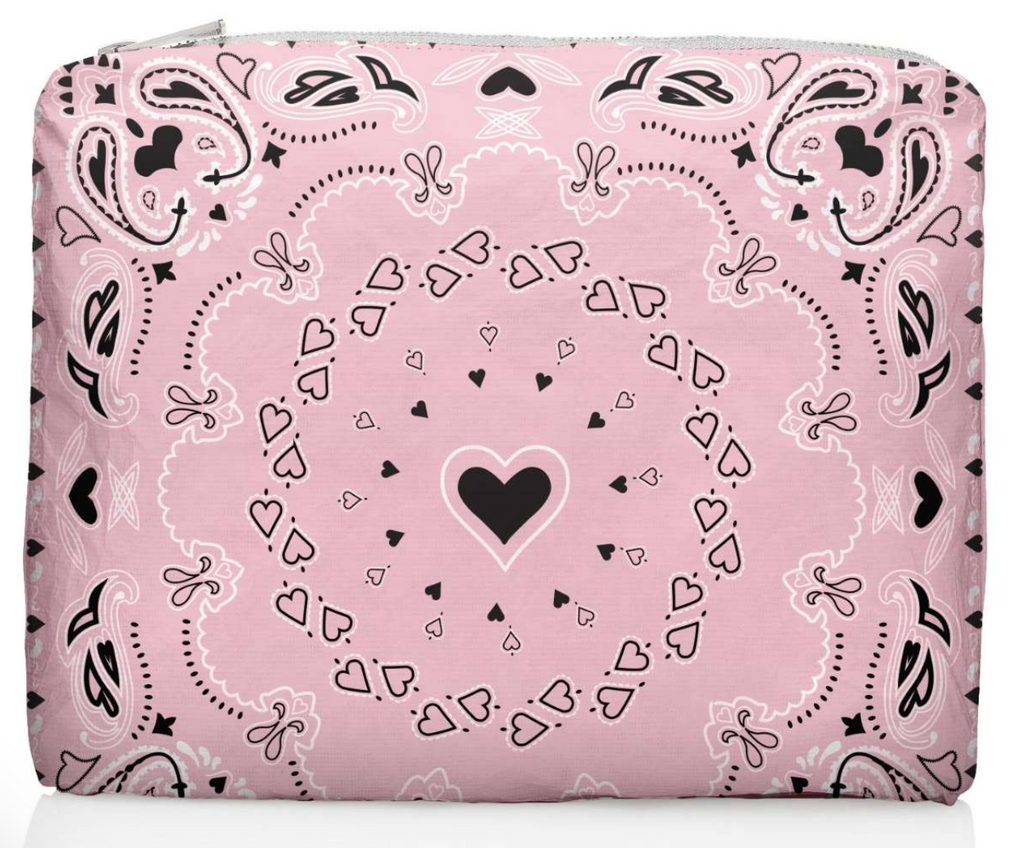 Hi, Love Medium Zipper Pouch