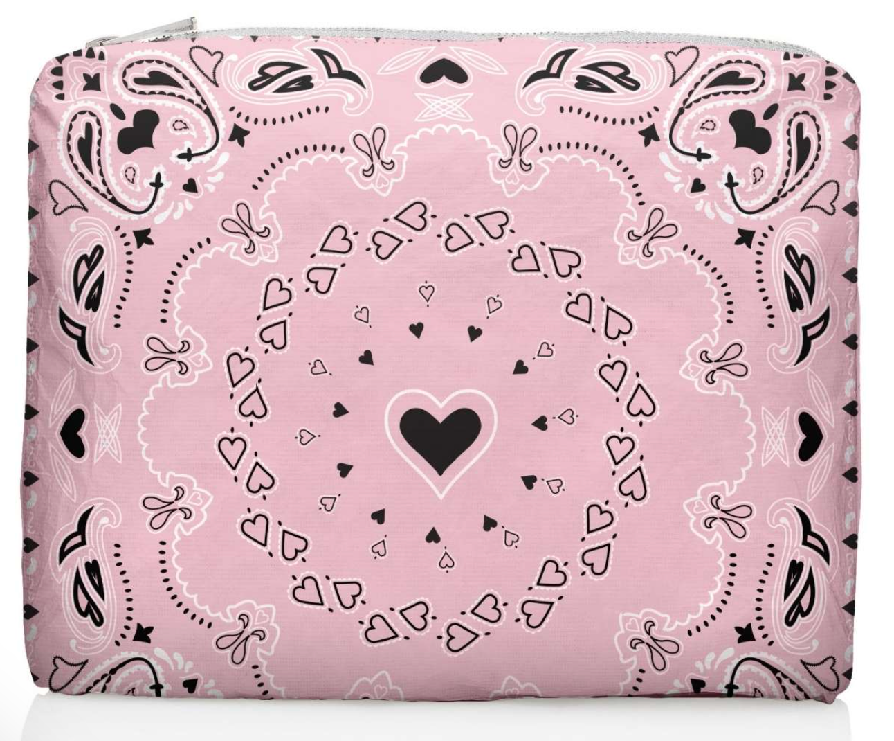 Hi, Love Medium Zipper Pouch