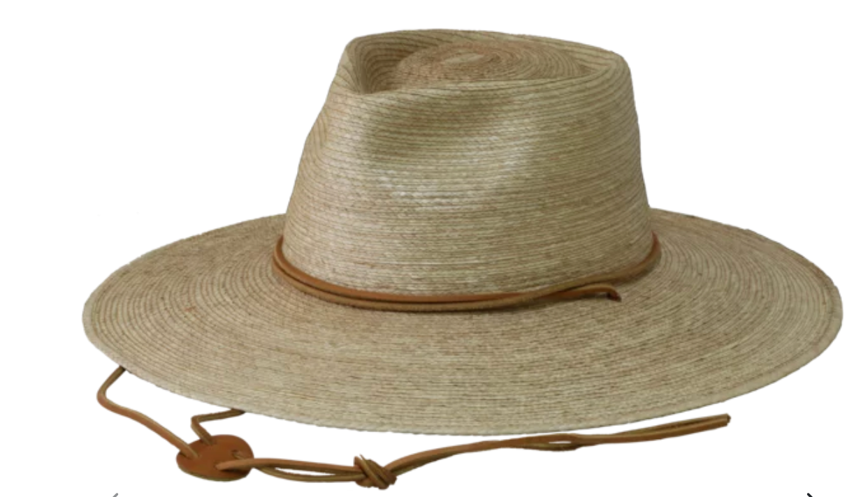 Guatemalan Palm Leaf 4", Oak Colored, Teardrop Crease