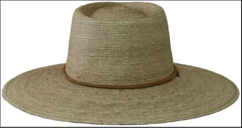 Guatemalan Palm Leaf 4", Oak Colored, Teardrop Crease