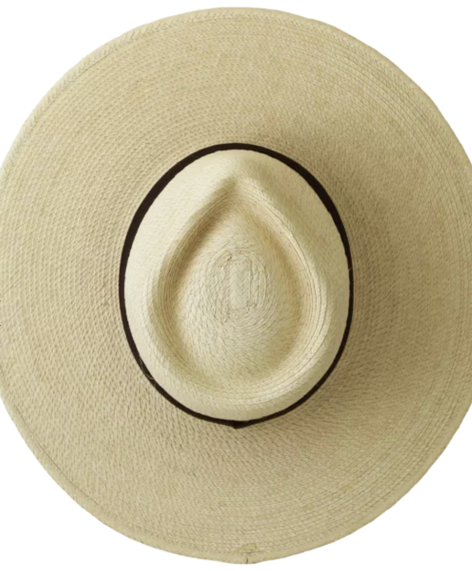 Casa Blanca Palm Leaf Hat w/ 1.5" Band