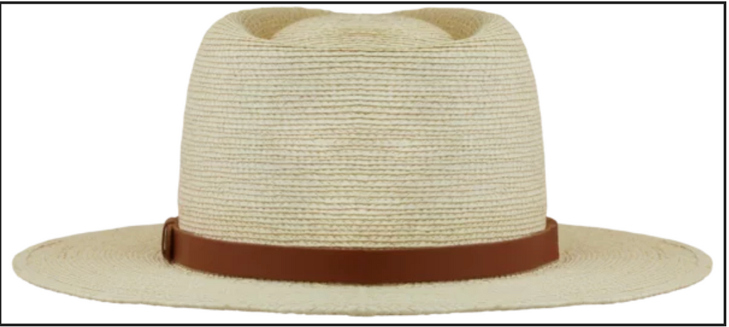 3" Guatemalan Fine Palm Teardrop Crease Hat