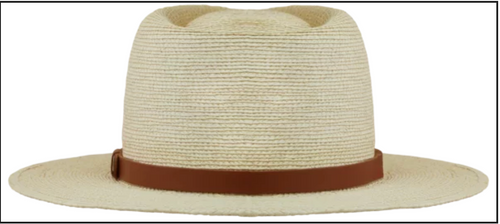 3" Guatemalan Fine Palm Teardrop Crease Hat