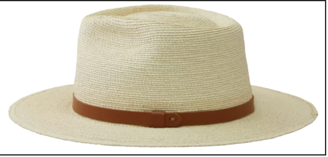 3" Guatemalan Fine Palm Teardrop Crease Hat