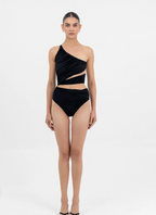 Maygel Coronel Mangler One Shoulder Onepiece Swim