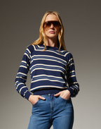 L/S STRIPED RAGLAN TEE