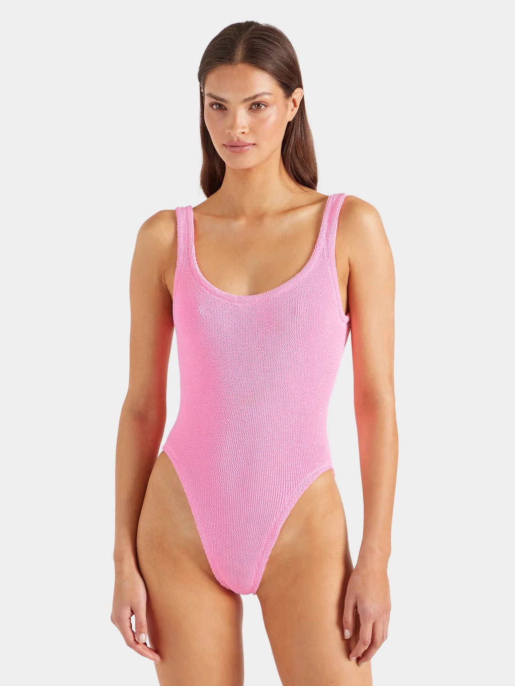 Hunza G Square Neck Swim Bubblegum
