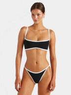 Hunza G Tyler Bikini Black/White