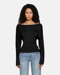 EB Denim Zinnia Long Sleeve Black