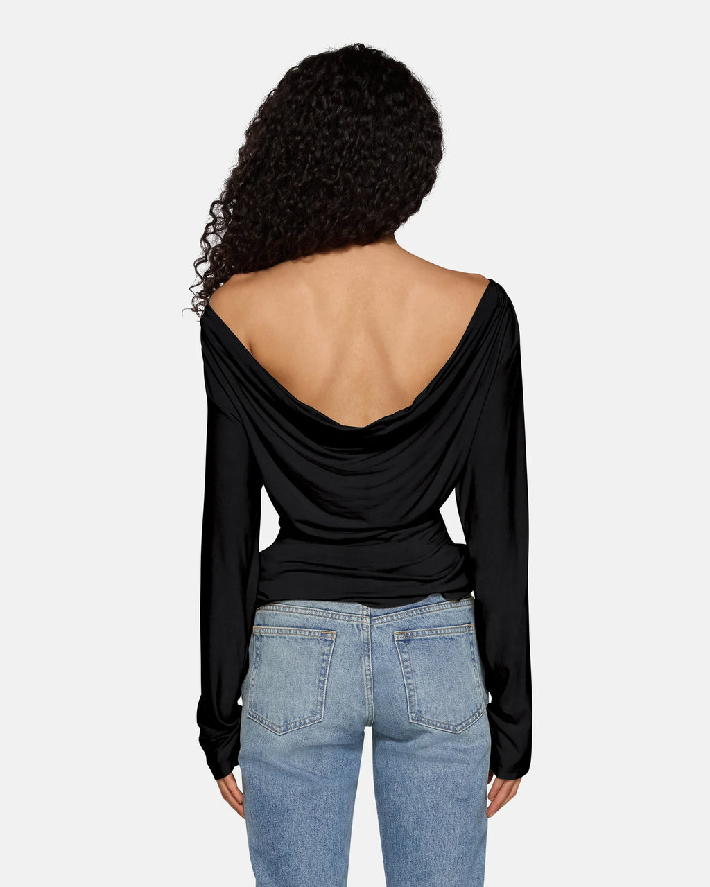 EB Denim Zinnia Long Sleeve Black