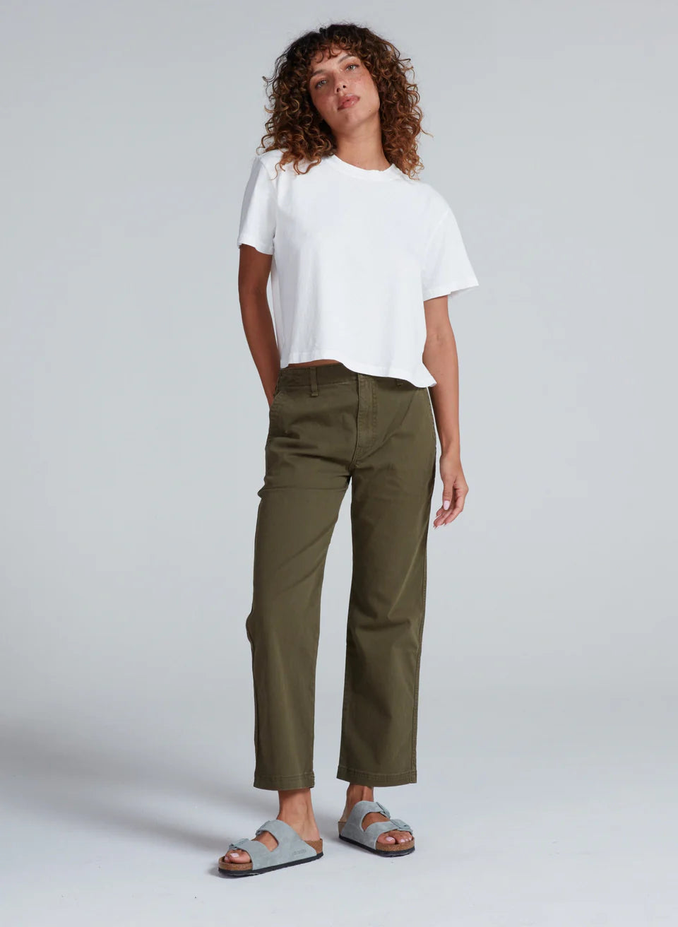 ASKK NY Tomboy Pant Green Safari