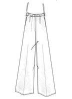 cavalry denim loose elasticated pants