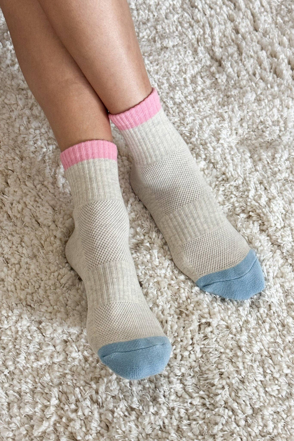 Le Bon Shoppe Color Block Girlfriend Socks